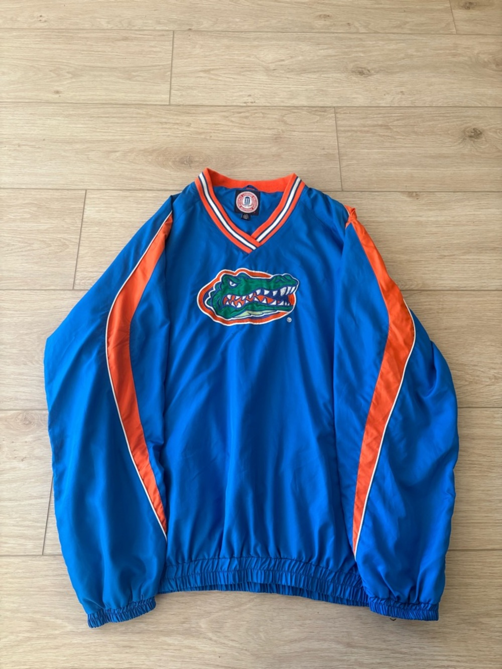 Vintage FLORIDA GATORS BIG LOGO WINDBREAKER PULLOVER Men’s Large